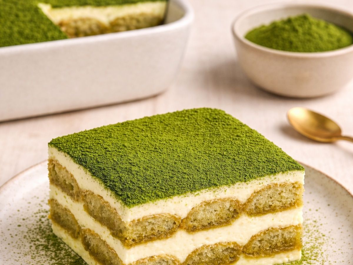 Matcha tiramisu recipe you will love and impress everyone with