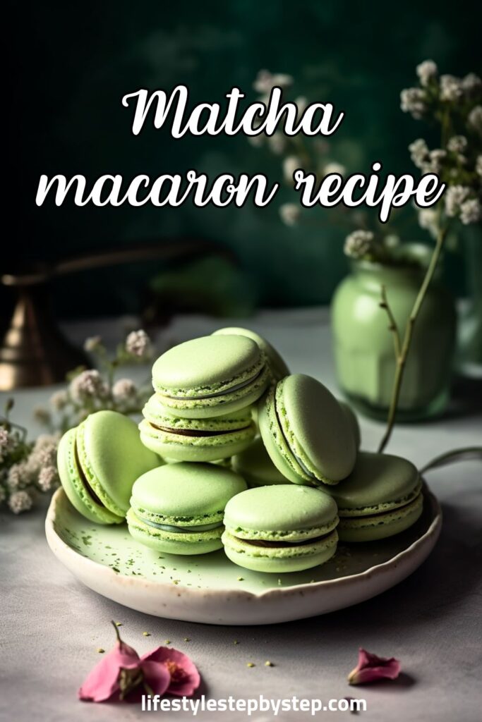 Matcha macarons