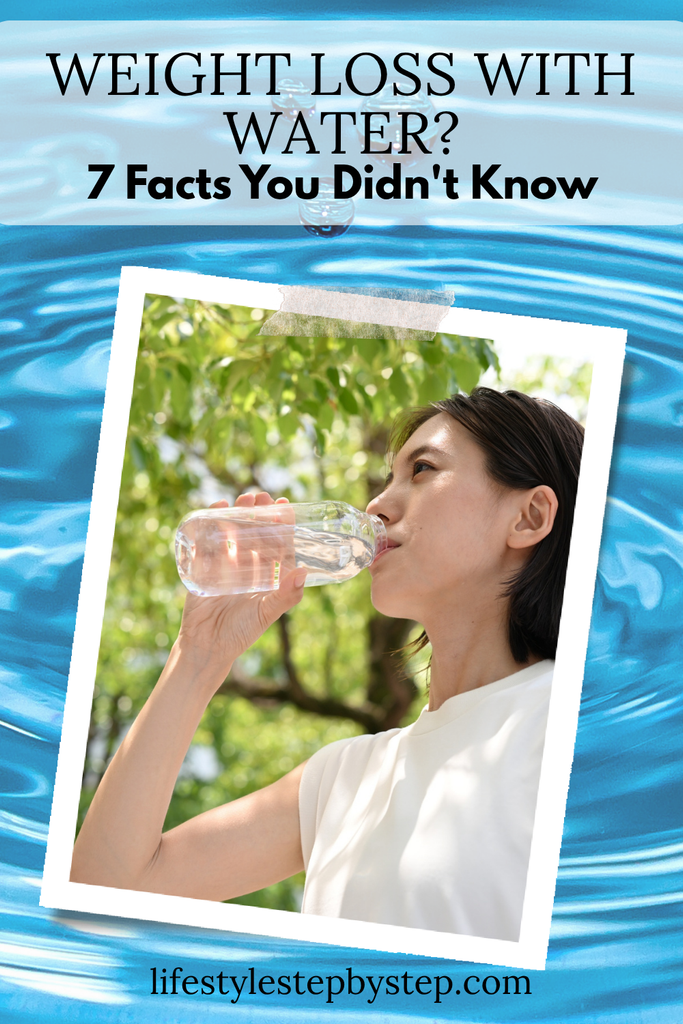 Woman drinking a glass of water to support healthy weight loss